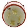 Ac Works NEMA L17-30P 3-Phase 30A 600V 4-Prong Locking Male Plug with UL, C-UL Approval in Orange ASL1730P
